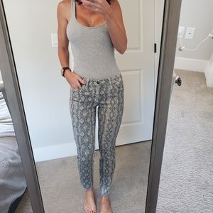 Joe's Pythin print jeans